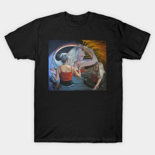 The Artist - (large print) Oil Painting by Avril Thomas - Adelaide / South Australia Artist T-Shirt